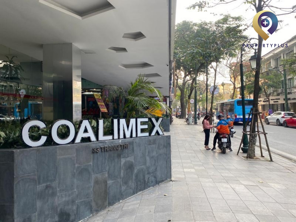 Exterior view of Coalimex Building at 33 Trang Thi street